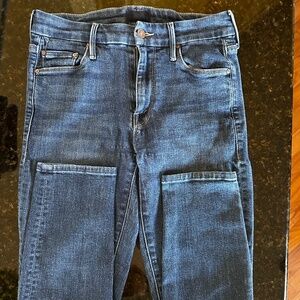 MOTHER Jeans - The Looker High Waist Crop Skinny (switch it up wash)